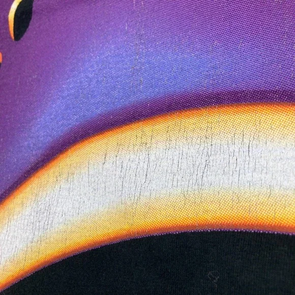 Vintage Mighty Ducks Shirt Mens L Black Animated Cartoon Promo Big Face 90s USA - Picture 5 of 15